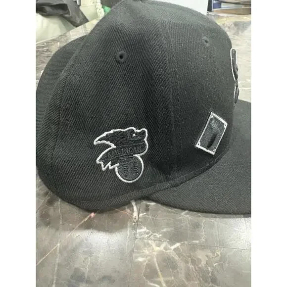 Chicago White Sox New Era custom Patches Fitted Cap Hat 59Fifty Size 7 1/2 - Picture 4 of 5